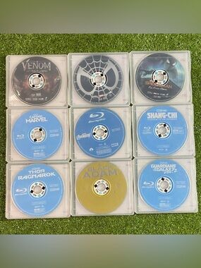 Lot Of 9 Marvel & DC Movie Blu-ray DVD’s